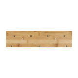 Bamboo Wall Hooks and Shelf