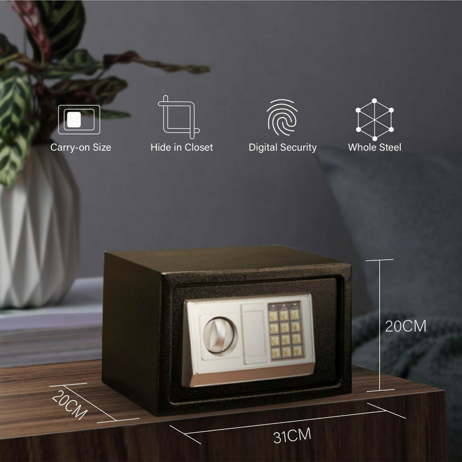 8.5L Electronic Digital Security Double Alarm Safe Box, image 4
