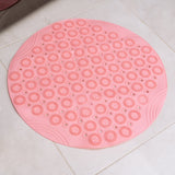 Living Today Non-Slip Massager Bathroom Mat - BLUE - Front View