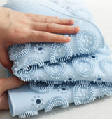 Living Today Non-Slip Massager Bathroom Mat - BLUE - 45-Degree Angle