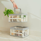 Living Today Collapsible Shopping Basket with Handle Medium - 19L - Side View
