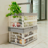 Living Today Collapsible Shopping Basket with Handle Medium - 19L - Top-Down View