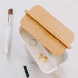 Bamboo Fiber Jewellery Box Set - Top-Down View