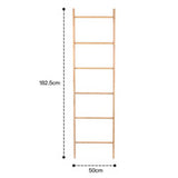 180cm 6 Steps Bamboo Towel Ladder - Extra Image