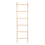 180cm 6 Steps Bamboo Towel Ladder - Side View
