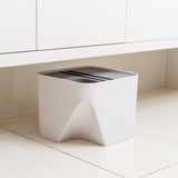 12L Stackable Plastic Kitchen Trash Bin Household Classification Storage Box - Top-Down View