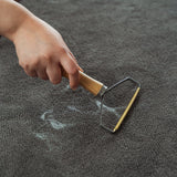 Wooden Lint Remover - Side View