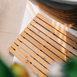 Clevinger Non-Slip Bathroom Bamboo Duck Matt - Front View