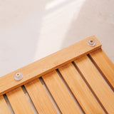 Clevinger Non-Slip Bathroom Bamboo Duck Matt - Side View