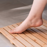 Clevinger Non-Slip Bathroom Bamboo Duck Matt - 45-Degree Angle
