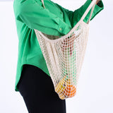Clevinger 2PK Eco Cotton Net Shopping Tote - Front View