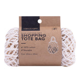 Clevinger 2PK Eco Cotton Net Shopping Tote - Top-Down View