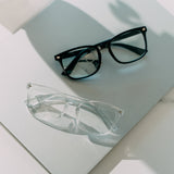 LIVING TODAY Blue Light Filter Glasses Black - 45-Degree Angle