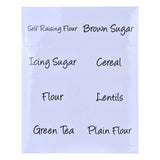 Cook Easy 40pc Pantry Label Stickers - Front View