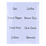 Cook Easy 40pc Pantry Label Stickers - 45-Degree Angle