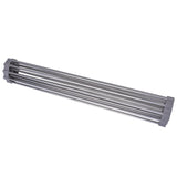 Silver Over Sink Draining Rack with Anti-Slip Grips - Top-Down View