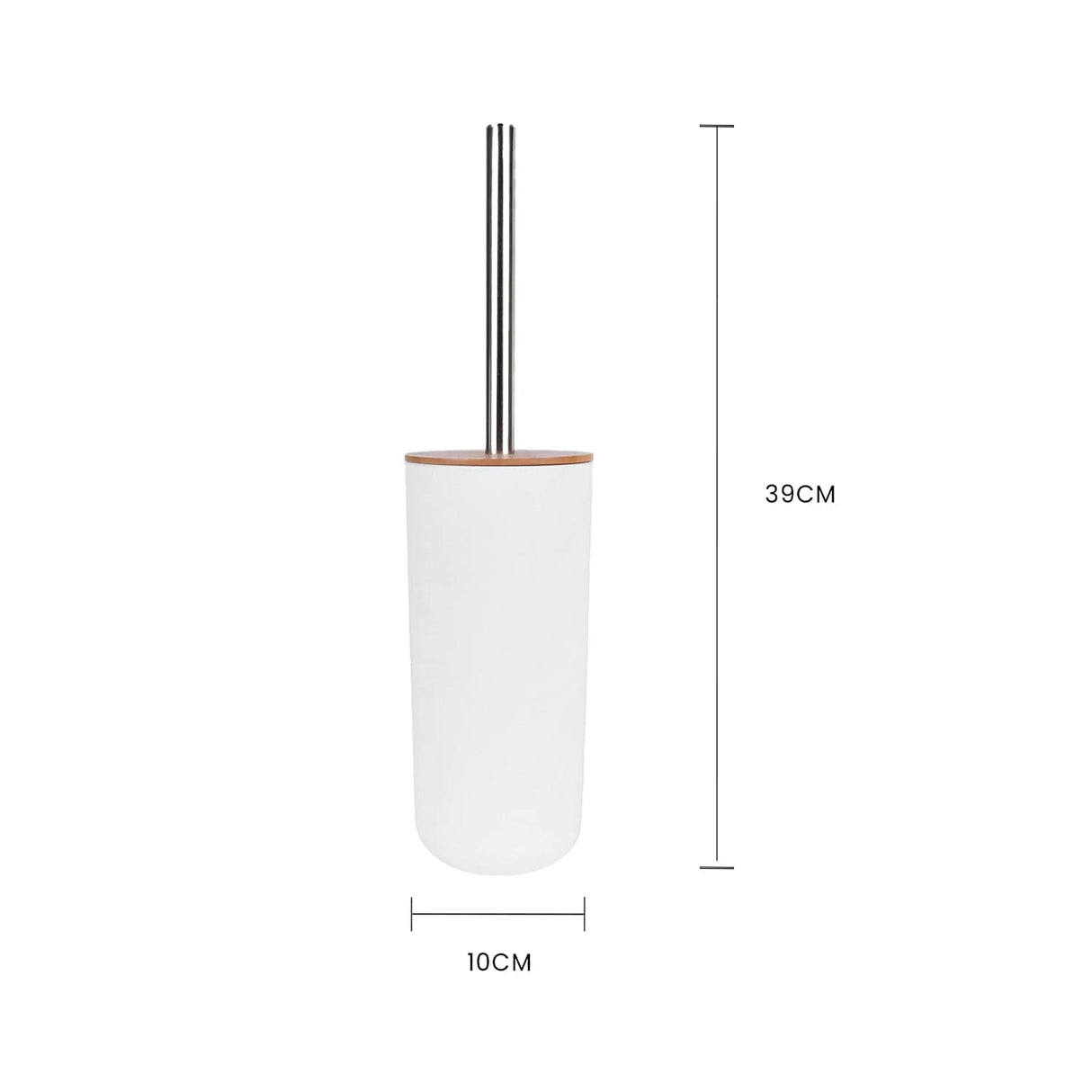 Bamboo Lid Toilet Brush
