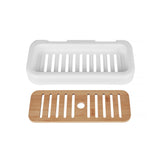 Bamboo Rack Shower Wall Caddy