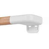 Bamboo Wall Mounted Bathroom Towel Rail - Front View