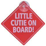2 Pcs Baby On Board Car Safety Sign 13x13cm