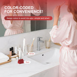 2Pcs Toothpaste Rolling Dispensers Squeezer - Top-Down View