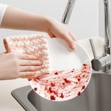 10 Pcs Super Absorbent Reusable Microfibre Cleaning Cloths 30 x 30 cm - Front View