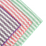 10 Pcs Super Absorbent Reusable Microfibre Cleaning Cloths 30 x 30 cm - 45-Degree Angle