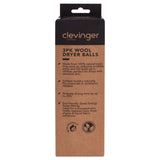 3 Pcs Wool Dryer Balls - Top-Down View