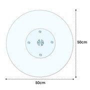 Tempered Glass Lazy Susan 50cm