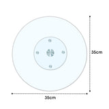 Tempered Glass Lazy Susan 35cm - Front View