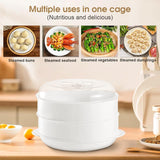 2 Tier Microwave Steamer - Front View