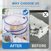 Pop Up Food Covers, Mesh Fly Protection, Picnic Cover 3 Pack