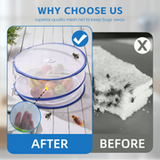 Pop Up Food Covers, Mesh Fly Protection, Picnic Cover 3 Pack - Low Angle