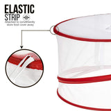 Pop Up Food Covers, Mesh Fly Protection, Picnic Cover 3 Pack - Side View