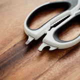Multipurpose Stainless Kitchen Scissors - Top-Down View