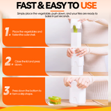 2 Pack Potato Chip Slicer, Fantastic Fries, Quickly Cut Your Own Chips - 45-Degree Angle