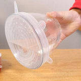 Cook Easy 6pcs Silicone Stretch Lids Set Small - Front View