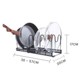 Livingtoday Expendable Pan Organizer - Top-Down View
