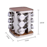 Clevinger 12pc Rotary Spice Rack - 45-Degree Angle