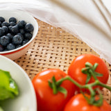 40cm Foldable Bamboo Food Cover - Top-Down View