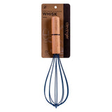 2pcs Beechwood & silicone whisk navy - Side View