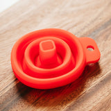 Cook Easy Collapsible Silicone Funnel - Side View
