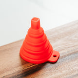 Cook Easy Collapsible Silicone Funnel - Top-Down View