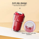 2PC 460ml Double wall insulated Coffee Cup Red AND Black