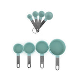 Stackable 4 Measuring Cup Set & 4 Spoon Set - Front View