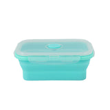 Cook Easy Set of 4 Collapsible Silicone Storage Container - Top-Down View