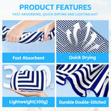 Rectangular Quick Dry Beach Towel with Tassel - Extra Image