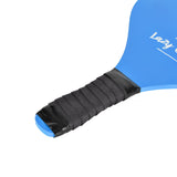 Lazy Dayz Summer Wooden Beach Bats and 2 Balls Blue - Front View