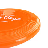 28cm Lazy Dayz Jumbo Neon Beach Frisbee - Orange - Front View