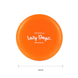 28cm Lazy Dayz Jumbo Neon Beach Frisbee - Orange